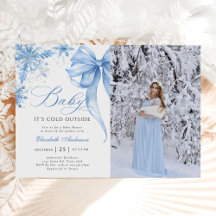 Baby It's Cold Outside リボン ベビーシャワーの写真