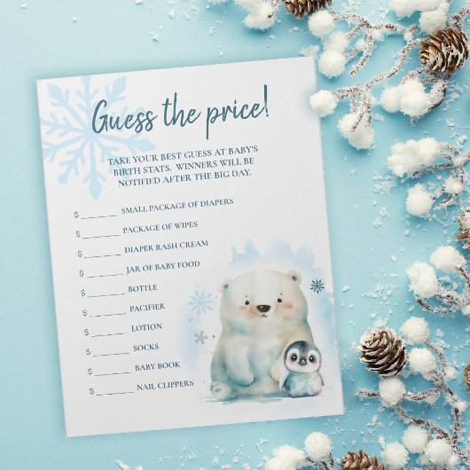 Baby It's Cold Outside 価格当てゲーム ノートパッド