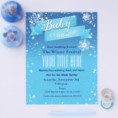 Baby it's Cold Outside 冬のイベントチラシポスター チラシ (シングル)