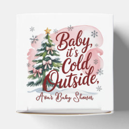 Baby, It's Cold Outside 冬のベビーシャワー  フェイバーボックス