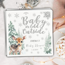 Baby it's Cold Outside | 冬の子鹿のベビーシャワー