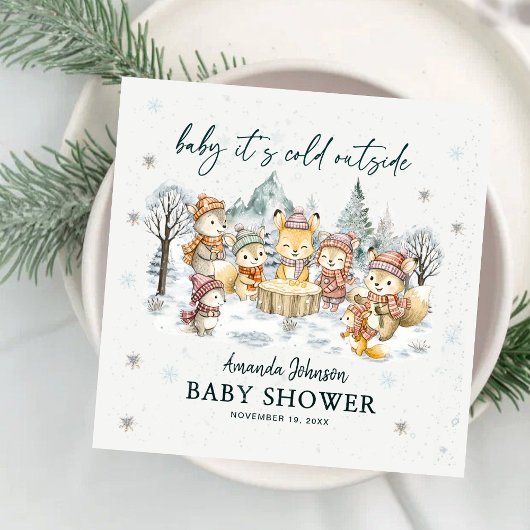 Baby Its Cold Outside 冬の森の赤ちゃんお披露目会