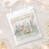 Baby It's Cold Outside 冬の森の赤ちゃんお披露目会 フェイバーバッグ (クリップ留めされた状態)