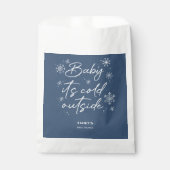 Baby It's Cold Outside 雪の結晶 お菓子袋 フェイバーバッグ (正面)