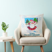 Baby it's Cold Outside 20" Throw Pillow クッション (椅子)