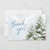 Baby It's Cold Outside Baby Shower サンキューカード (正面)