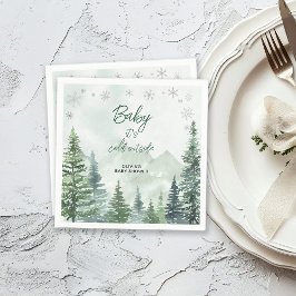 Baby it's Cold Outside Baby Shower スタンダードカクテルナプキン