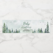 Baby it's Cold Outside Baby Shower ペットボトルラベル (シングルラベル)