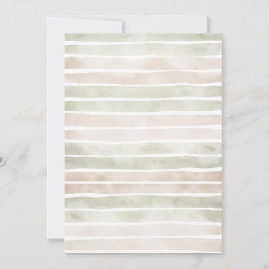 Baby it's cold outside baby shower 招待状 (裏面)