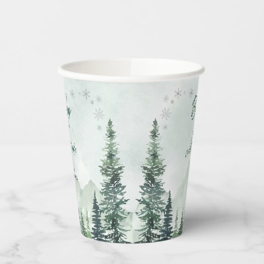 Baby it's Cold Outside Baby Shower 紙コップ (左)