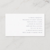 Baby It's Cold Outside Baby Shower Books for Baby エンクロージャーカード (裏面)