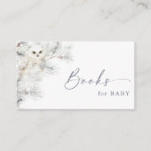 Baby It's Cold Outside Baby Shower Books for Baby エンクロージャーカード (正面)
