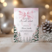 Baby Its Cold Outside Baby Shower Christmas Tree 招待状
