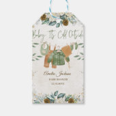 Baby It's Cold Outside Baby Shower Invitation  ギフトタグ (正面)