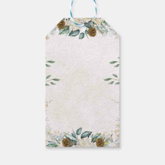 Baby It's Cold Outside Baby Shower Invitation  ギフトタグ (裏面)