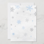 Baby It's Cold Outside Baby Shower Invitation 招待状 (裏面)