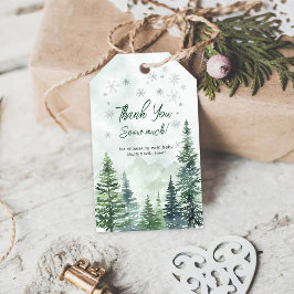 Baby it's Cold Outside Baby Shower Thank You ギフトタグ