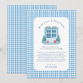 Baby It's Cold Outside Baby Shower Thank You  サンキューカード (正面/裏面)