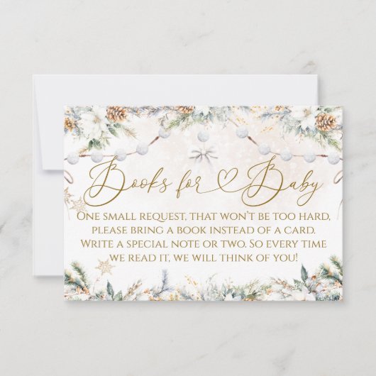 Baby Its Cold Outside Clothest Line Baby Shower 招待状 (正面)