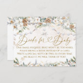 Baby Its Cold Outside Clothest Line Baby Shower 招待状 (正面/裏面)