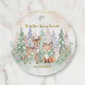 Baby It's Cold Outside Cute Winter Woodland フェイバータグ (正面)