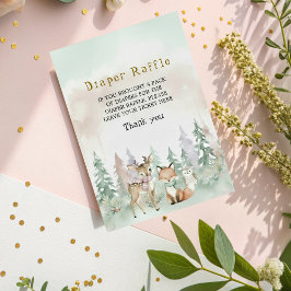 Baby It's Cold Outside Diaper Raffle Baby Shower エンクロージャーカード