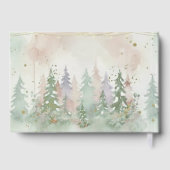 Baby It's Cold Outside Elegant Winter Woodland  ゲストブック (裏面)