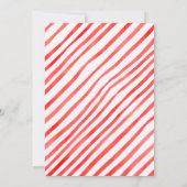 Baby it's Cold Outside Girl Baby Shower 招待状 (裏面)