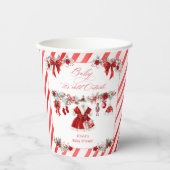  Baby Its Cold Outside Girl Baby Shower 紙コップ (正面)