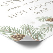 Baby It's Cold Outside Hot Cocoa Bar ポスター (角)