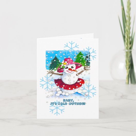 Baby It's Cold Outside! Party Supplies 招待状 (正面)