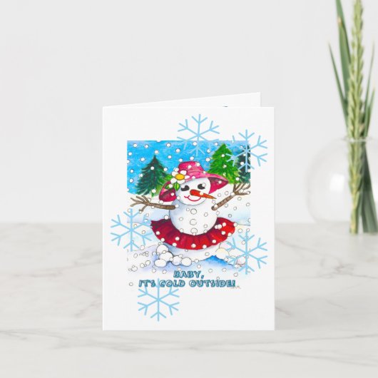 Baby It's Cold Outside! Party Supplies 招待状 (正面)