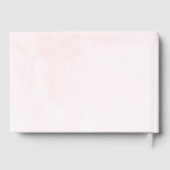 Baby its cold outside Pink Silver Baby Shower ゲストブック (裏面)