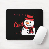 Baby It's Cold Outside Retro Christmas Long Sleeve マウスパッド (マウス)