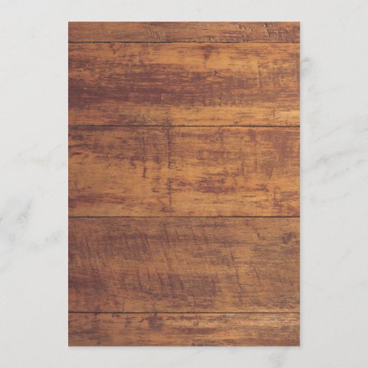 Baby It's Cold Outside Rustic Wood Winter Baby (裏面)