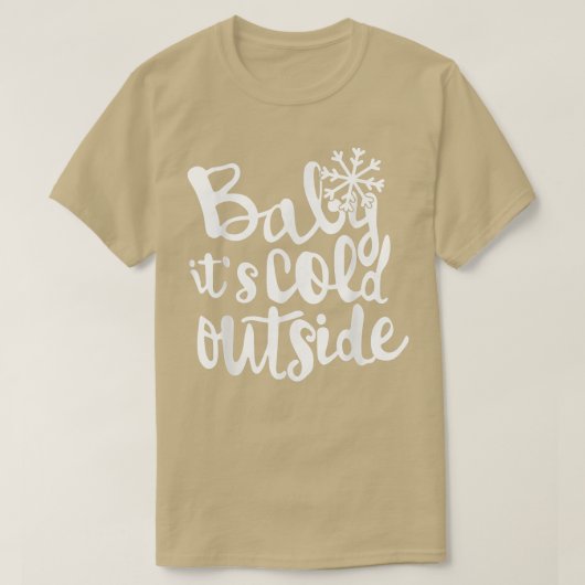Baby Its Cold Outside Snowman Baby Girls Todder Ch Tシャツ (デザイン正面)