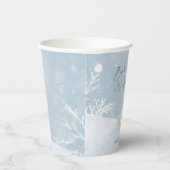 Baby, It's Cold Outside Teddy Bear Winter Elegance 紙コップ (右)