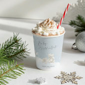 Baby, It's Cold Outside Teddy Bear Winter Elegance 紙コップ