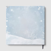 Baby, It's Cold Outside Teddy Bear Winter Keepsake ゲストブック (裏面)