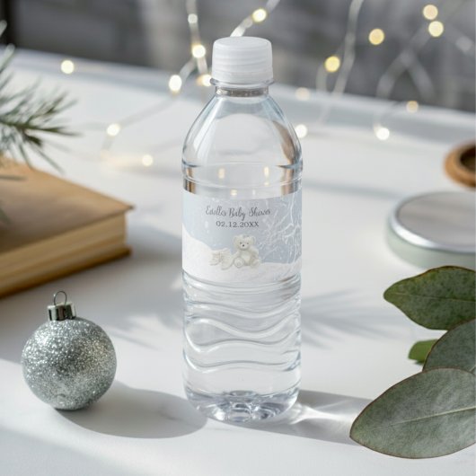 Baby, It's Cold Outside Teddy Bear Wonderland ペットボトルラベル