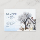 Baby Its Cold Outside Winter Adventure Mountain エンクロージャーカード (正面)