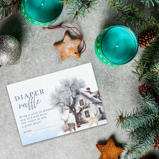 Baby Its Cold Outside Winter Adventure Mountain エンクロージャーカード