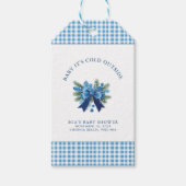 Baby It's Cold Outside Winter Baby Shower  ギフトタグ (正面)