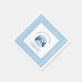 Baby It's Cold Outside Winter Baby Shower スタンダードカクテルナプキン (角)