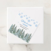 Baby It's Cold Outside Winter Baby Shower フェイバータグ (インサイチュ)