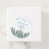 Baby It's Cold Outside Winter Baby Shower フェイバータグ (インサイチュ)