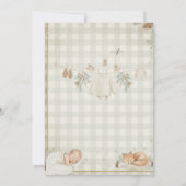 Baby It's Cold Outside Winter Baby Shower  招待状 (裏面)