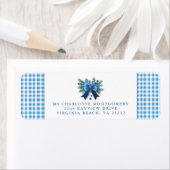 Baby It's Cold Outside Winter Baby Shower Address  ラベル (インサイチュ)