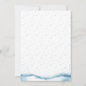 Baby it's cold outside, Winter Baby Shower Invitat 招待状 (裏面)