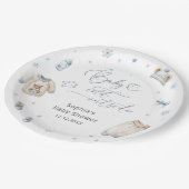 Baby Its Cold Outside Winter Clothes Baby Shower  ペーパープレート (アングル)